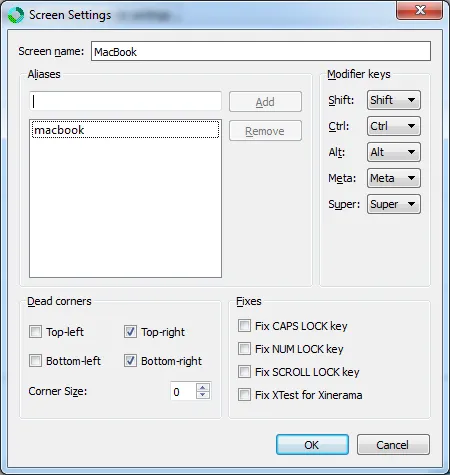 Synergy Server Config Right Synergy Server Config Right