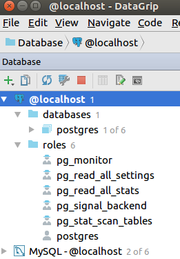 PostgreSQL Database in DataGrip