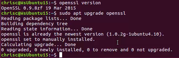 Updating OpenSSL