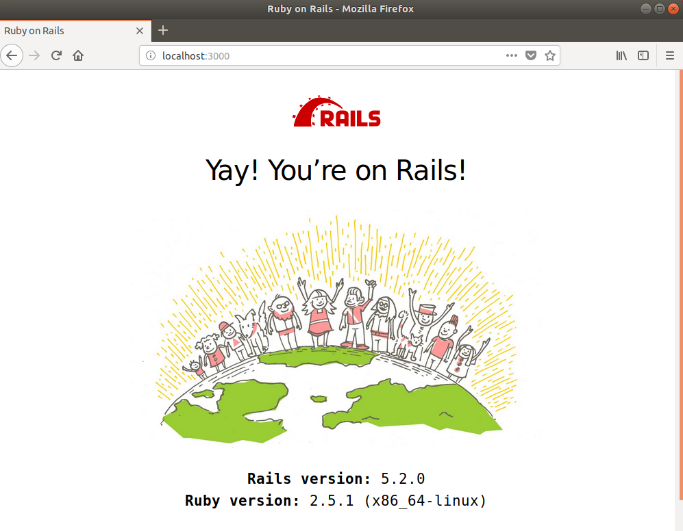 Yay Your are on Rails